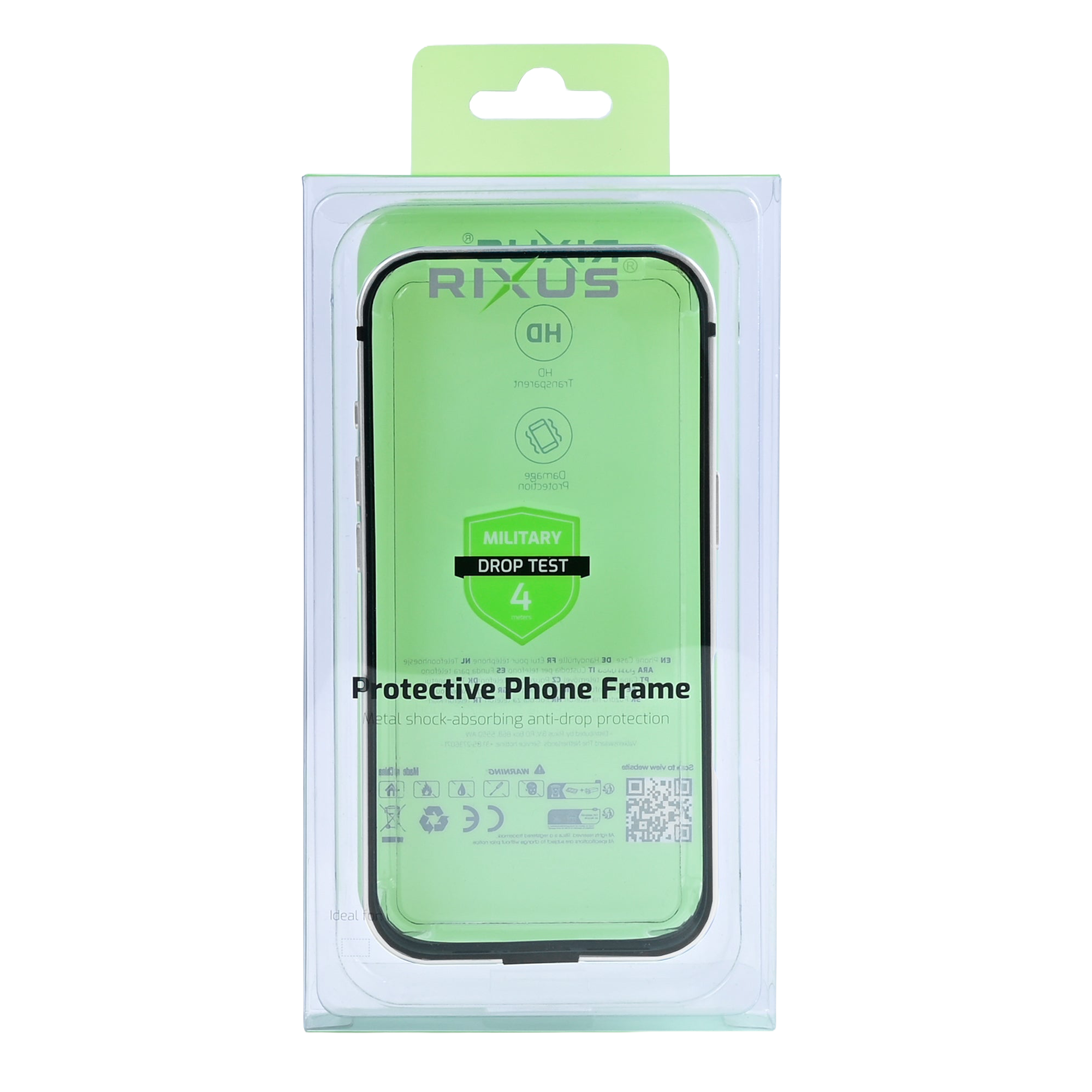 Rixus Crash Guard Case White - iPhone 16 Pro Max3